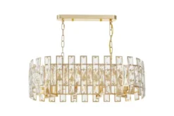 Arrediorg LAMPADARIO MODERNO IN CRISTALLO FIORINA D70 PRO