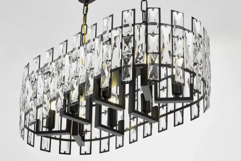 Arrediorg LAMPADARIO MODERNO IN CRISTALLO FIORINA D70 PRO