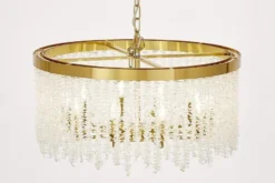 Arrediorg Lampadario moderno con cristalli BALMENA D60