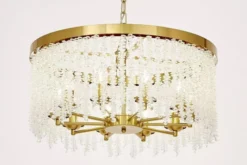 Arrediorg Lampadario moderno con cristalli BALMENA D60