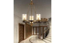 Arrediorg Lampadario moderno 4 luci SANTINI W4