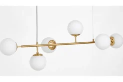 Arrediorg Lampadario moderno 6 sfere bianche CEREDO W6