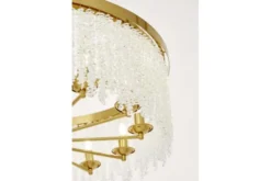 Arrediorg Lampadario moderno con cristalli BALMENA D80