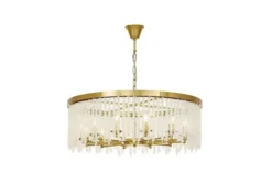 Arrediorg Lampadario moderno con cristalli BALMENA D80
