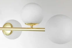 Arrediorg LAMPADA SOSPENSIONE MODERNA DA SOFFITTO CLASSIC ORO LEDO W5