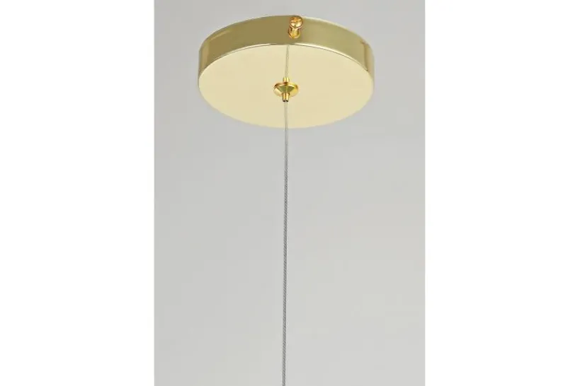 Arrediorg LAMPADA SOSPENSIONE MODERNA DA SOFFITTO CLASSIC ORO LEDO W5