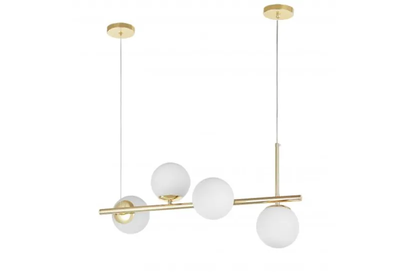Arrediorg LAMPADA SOSPENSIONE MODERNA DA SOFFITTO CLASSIC ORO LEDO W4
