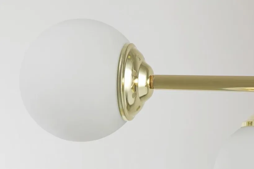 Arrediorg LAMPADA SOSPENSIONE MODERNA DA SOFFITTO CLASSIC ORO FINO W3