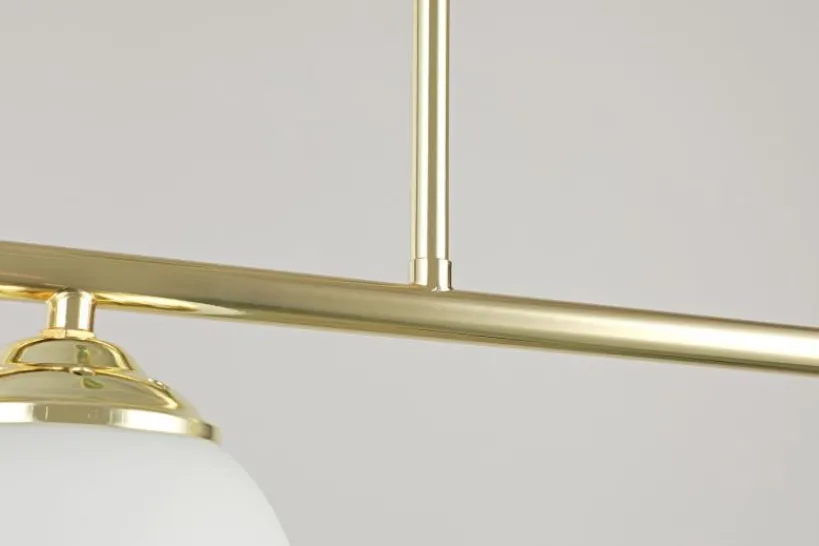Arrediorg LAMPADA SOSPENSIONE MODERNA DA SOFFITTO CLASSIC ORO FINO W3