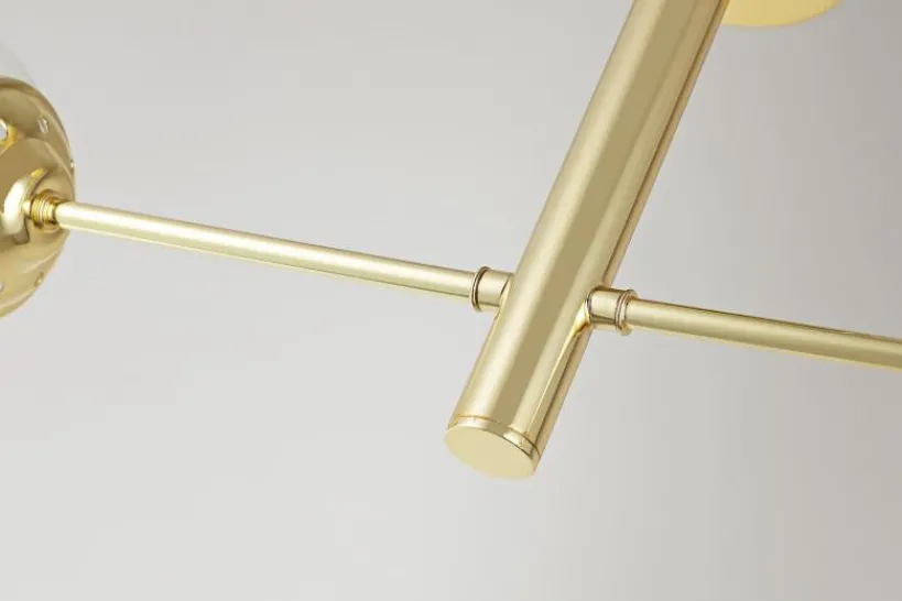 Arrediorg LAMPADA SOSPENSIONE MODERNA DA SOFFITTO CLASSIC ORO FINO W2