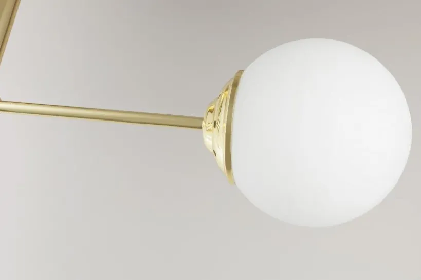 Arrediorg LAMPADA SOSPENSIONE MODERNA DA SOFFITTO CLASSIC ORO FINO W2
