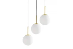 Arrediorg LAMPADA TRIPLA MODERNA CLASSICA ORO FREDICA W3