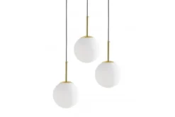 Arrediorg LAMPADA TRIPLA MODERNA CLASSICA ORO FREDICA W3