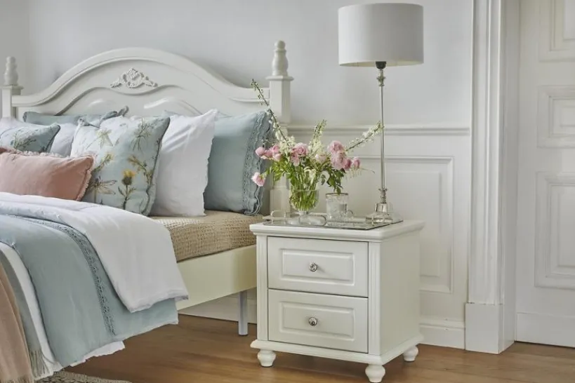 Arrediorg Letto Bianco 180 x 200 Princess 886 colore Bianco