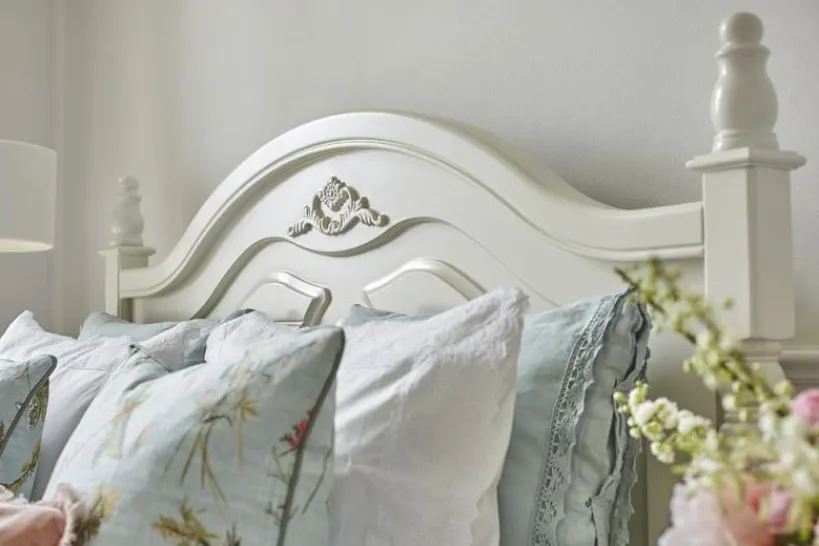 Arrediorg Letto Bianco 180 x 200 Princess 886 colore Bianco