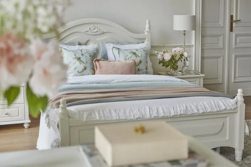 Arrediorg Letto Bianco 180 x 200 Princess 886 colore Bianco