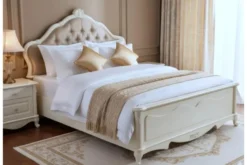 Arrediorg Letto classico con testata imbottita 160 X 200 Bella 905