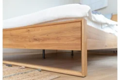Arrediorg Letto 140x200 in rovere massello naturale oliato design moderno