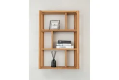 Arrediorg Libreria a parete moderna in massello naturale