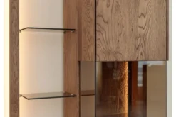 Arrediorg Libreria a parete moderna in rovere massello