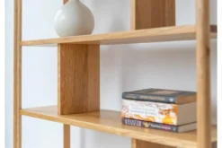 Arrediorg Libreria bassa in legno massello di oliato