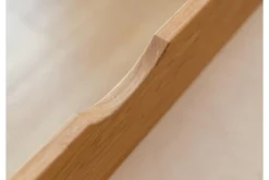 Arrediorg Libreria in legno naturale massello con cassetti