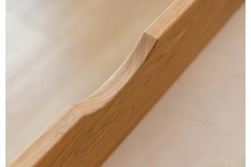 Arrediorg Libreria in legno naturale massello con cassetti
