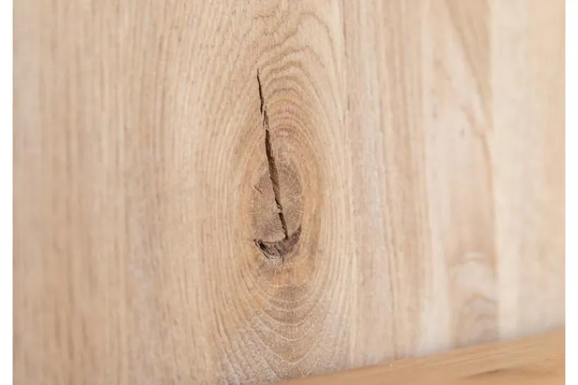 Arrediorg Libreria sospesa moderna in legno naturale massello