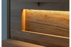Arrediorg Mensola piccola legno massello naturale LED integrato