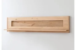 Arrediorg Mensola piccola legno massello naturale LED integrato