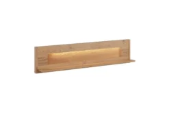 Arrediorg Mensola piccola legno massello naturale LED integrato
