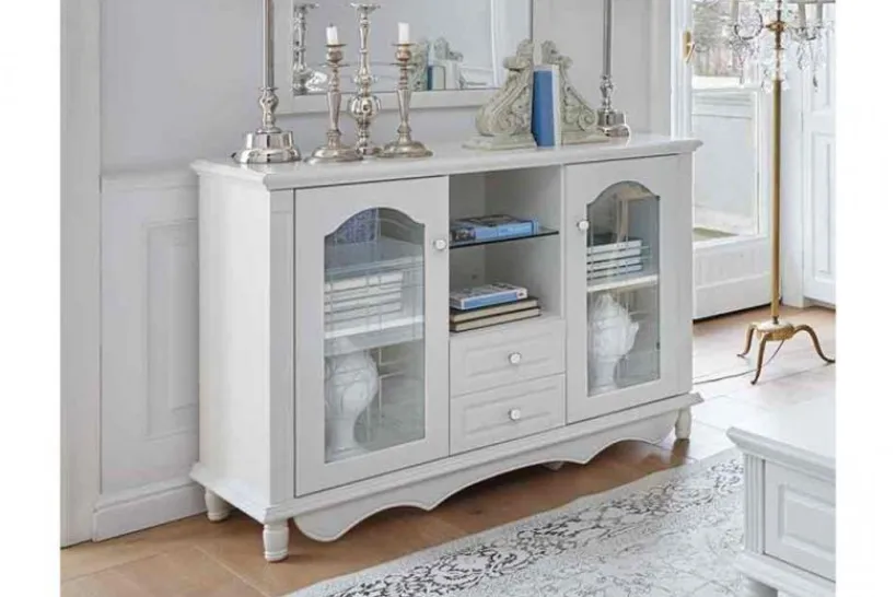 Arrediorg Mobile Buffet bianco stile provenzale Princess 882