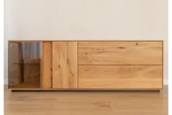Arrediorg Mobile TV con vetrina massello design moderno