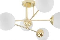 Arrediorg Plafoniera a sfera da soffitto oro FINO W6