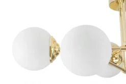Arrediorg Plafoniera a sfera da soffitto oro FINO W6