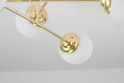 Arrediorg Plafoniera a sfera da soffitto oro FINO W6