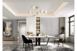Arrediorg Plafoniera a sfera da soffitto oro FINO W6