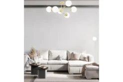 Arrediorg Plafoniera a sfera da soffitto oro FINO W6