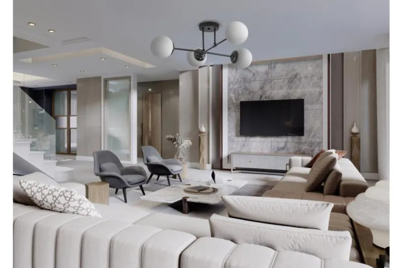 Arrediorg Plafoniera a sfera nera da soffitto FINO W4