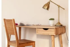 Arrediorg Scrittoio in legno naturale massello oliato