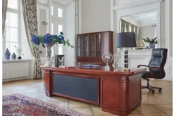 Arrediorg Scrivania angolare classica 280 cm PRESTIGE B810