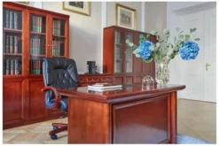 Arrediorg Scrivania da studio classica in legno PRESTIGE B620 1,3 Metri