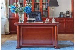 Arrediorg Scrivania da studio classica in legno PRESTIGE B620 1,3 Metri