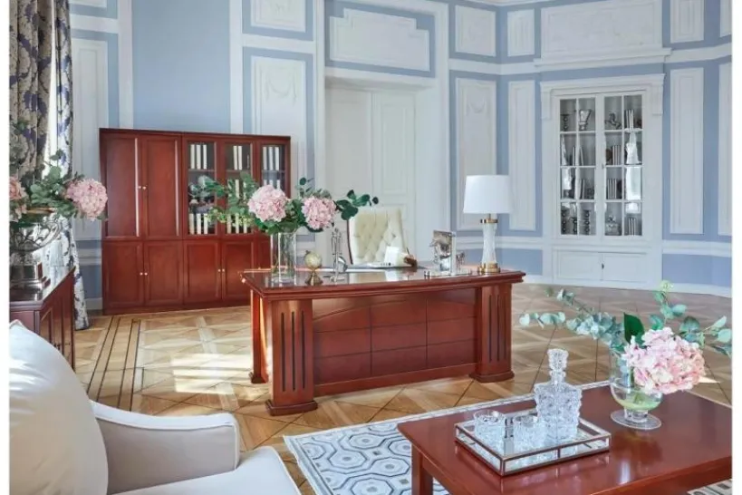 Arrediorg Scrivania ufficio classica PRESTIGE B610 1,8 Metri