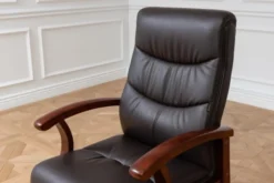 Arrediorg Sedia da conferenza Comforte in pelle