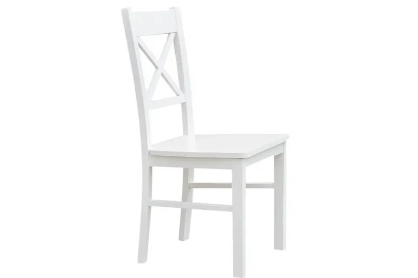 Arrediorg Sedia da tavolo in legno massello di faggio shabby chic