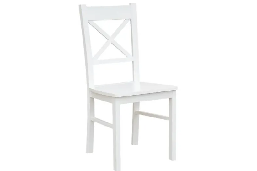 Arrediorg Sedia da tavolo in legno massello di faggio shabby chic