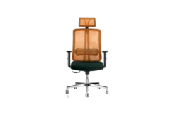 Arrediorg Sedia ergonomica certificata UNI EN 1335 VERTIGO con schienale