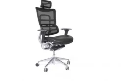 Arrediorg Sedia ergonomica da ufficio Ergo 800 in pelle colore