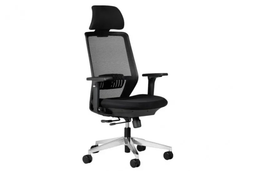 Arrediorg Sedia ergonomica ufficio nera SPECTRUM